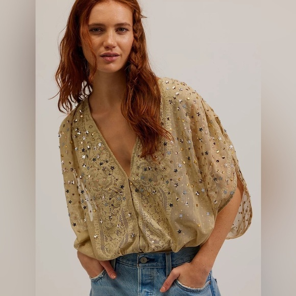 NWT Summer Shine Bodysuit by Free People - Picture 1 of 3